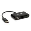 Hamlet-XZR100UC-lettore-di-schede-USB-2.0-Type-C-Nero