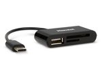 Hamlet-XZR100UC-lettore-di-schede-USB-2.0-Type-C-Nero