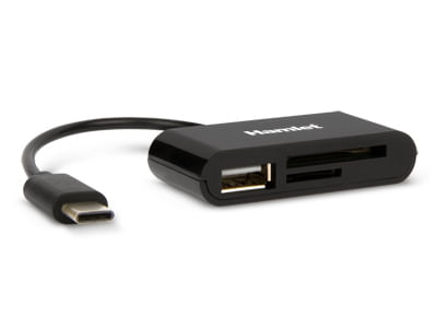 Hamlet-XZR100UC-lettore-di-schede-USB-2.0-Type-C-Nero