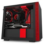 NZXT-H210i-Matte-Black-Red-Mini-Tower-Nero-Rosso