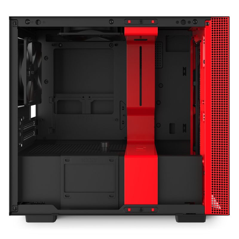 NZXT-H210i-Matte-Black-Red-Mini-Tower-Nero-Rosso