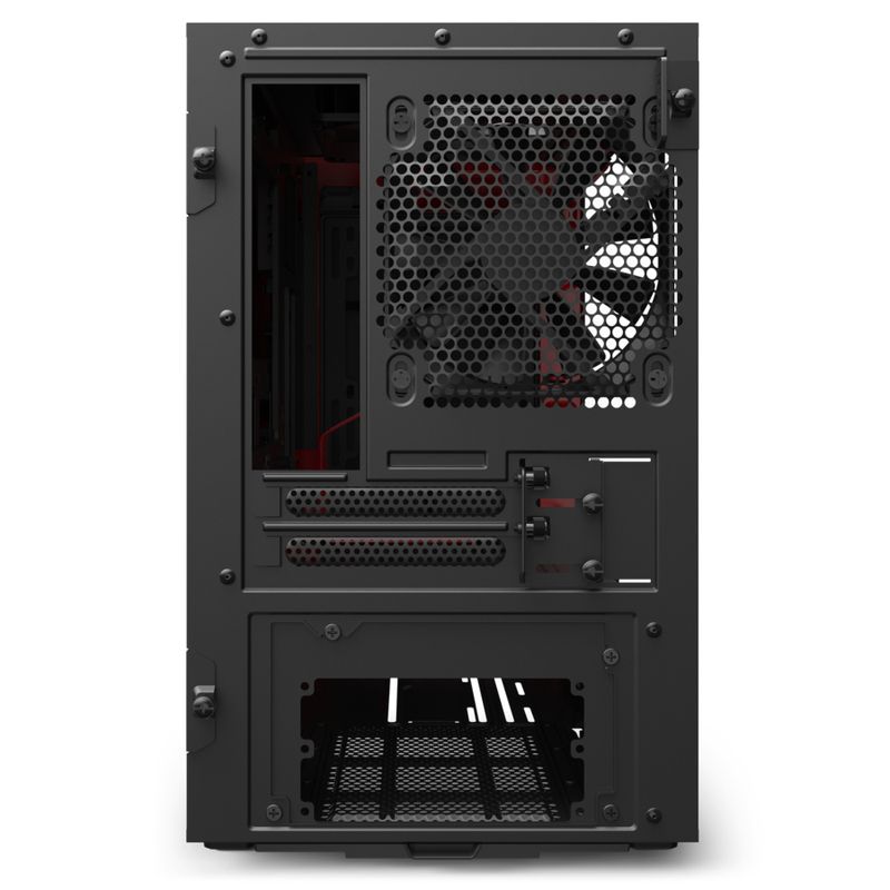 NZXT-H210i-Matte-Black-Red-Mini-Tower-Nero-Rosso