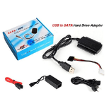 Trade Shop Traesio-adattatore Da Sata / Ide A Usb 2.0 Supporta Hd Hard Dsik 2.5 3.5 Cavo Sata -