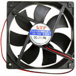 Trade Shop Traesio-ventola Pc 120mm X 25mm Pc Chassis Case Fan 12v / 0.36a 1200rpm 60cfm -