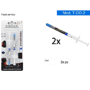 Maxtech-pasta Termica Termoconduttiva Dissipatore Per Cpu Pc Computer 0.5 Gr. Maxtech T-co-2 -