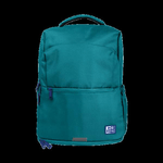 Zaino Oxford B-out 30L Poliestere riciclato RPET - Speciale Scomparto Imbottito per PC o Tablet e Scomparto Isotermico - Tasca Segreta - Colore Verde