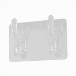 Cleafe-set 2 Pz Ganci Adesivi Appendino Doppio 2 Posti Casa A Parete Trasparente 87759 -