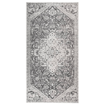 vidaXL Tappeto da Esterni a Tessitura Piatta 80x150 cm Grigio Chiaro