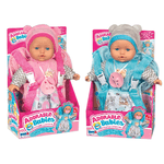 Rs Toys BAMBOLA ADORABLE BABIES CON ZAINETTO GIRAMONDO - 11358