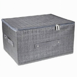 Cleafe-scatola Box Salvaspazio Portatutto Contenitore Organizer Cerniera 51x40x24cm 79417 -