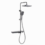 Cleafe-set Colonna Doccia Saliscendi Con Miscelatore Rubinetto Soffione Doccetta 87348 -