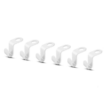 Cleafe-set 6pz Connettore Appendiabiti Collegamento Ganci Grucce Appendini Salvaspazio 87355 -