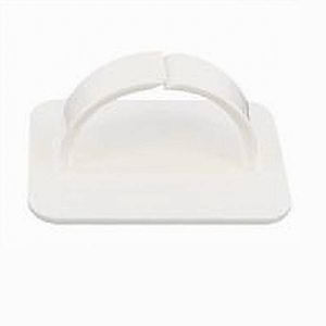 Cleafe-set 2 Pz Gancio Adesivo Multiuso Asta Oggetti Da Parete Bagno Casa Bianco 87357 -