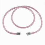 Cleafe-tubo Laccio Flessibile Doccia 2metri Laccio Pvc Rivestimento Rosa Ricambio 87295 -