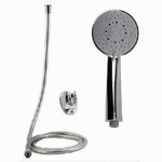 Cleafe-kit Doccetta Multigetto Doccino Soffione Doccia Laccio 1,8mt Staffa Bagno 69053 -