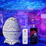 Trade Shop Traesio-proiettore Con Lettore Musicale Wireless Dinosaur Egg Galaxy Starry Sky Telecomando -