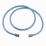 Cleafe-tubo Ricambio Laccio Flessibile Doccia 1.5 Mt Laccio Pvc Rivestimento Blu 87296 -