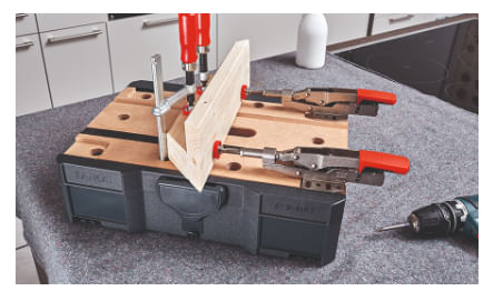 BESSEY-STC-S-MFT-morsa-Morsetto-a-ginocchiera-Nero-Rosso-Argento-Legno