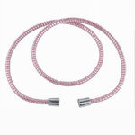 Cleafe-tubo Laccio Flessibile Doccia Ricambio 1,8 Mt Laccio Pvc Rivestimento Rosa 87294 -