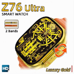 Trade Shop Traesio-smartwatch Orologio Intelligente 49mm Luxury Gold Watch Bt5.0 Wireless Z76 Ultra -