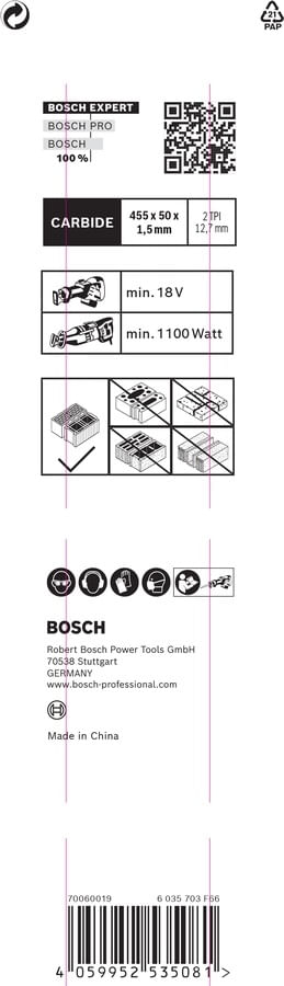 Bosch-Expert-S-2243-HM-Lama-per-sega-universale-Carburo-1-pz