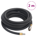 vidaXL Tubo Aria Ibrido Nero 0,6" 2 m in Gomma e PVC