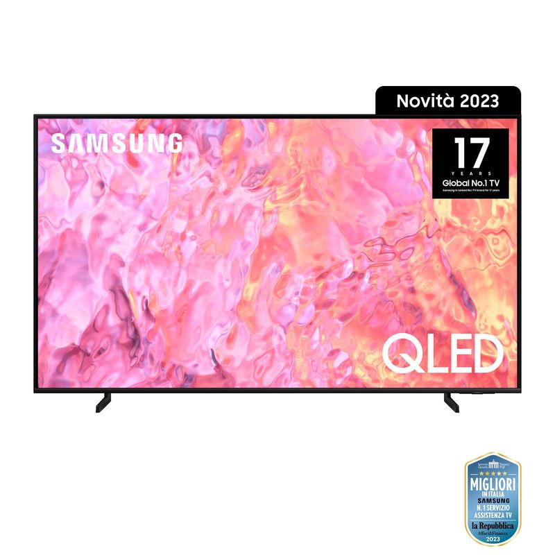 Samsung-Series-6-TV-QE55Q60CAUXZT-QLED-4K-Smart-TV-55--Processore-Quantum-4K-Lite-OTS-Lite-Black-2023