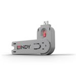 Lindy-40620-clip-sicura-Chiave-bloccaporta-USB-tipo-A-Rosa-Acrilonitrile-butadiene-stirene--ABS--1-pz