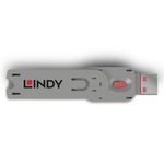 Lindy-40620-clip-sicura-Chiave-bloccaporta-USB-tipo-A-Rosa-Acrilonitrile-butadiene-stirene--ABS--1-pz