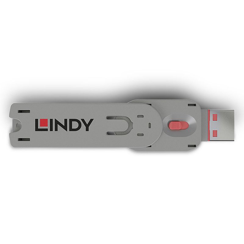 Lindy-40620-clip-sicura-Chiave-bloccaporta-USB-tipo-A-Rosa-Acrilonitrile-butadiene-stirene--ABS--1-pz