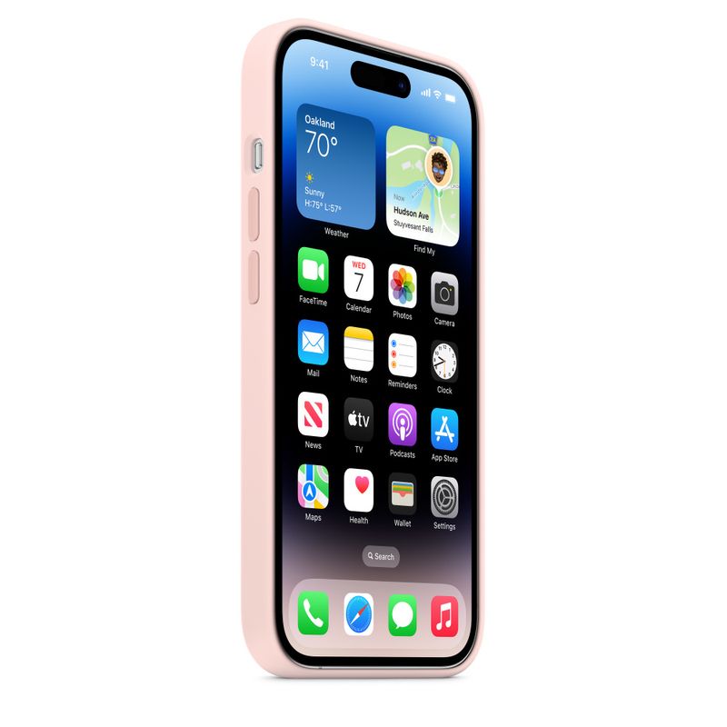 Apple-Custodia-MagSafe-in-silicone-per-iPhone-14-Pro---Rosa-creta