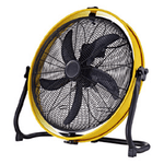 CFG Ventilatore da terra YellowCircle60 - diametro 60 cm - metallo - giallo/nero - CFG