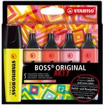 STABILO BOSS ORIGINAL evidenziatore 5 pz Punta smussata Multicolore