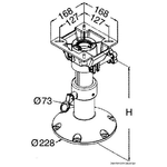 Supporto sedile girevole 457 mm 48.710.02