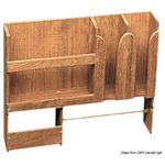 ARC Porta piatti teak 490x106x425 mm