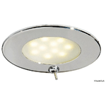 Plafoniera Adria LED inox con interruttore 13.447.02