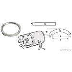 Kit anodi zinco VOLVO SailDrive 3 pezzi 43.535.00