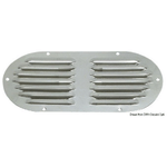 Presa d''aria ovale inox 235 x 118 mm 53.022.02