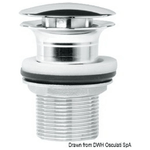 Piletta in ottone cromato 50.186.97
