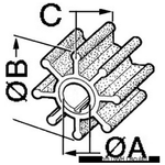 Cef marine Girante MERCURY 20-30 HP