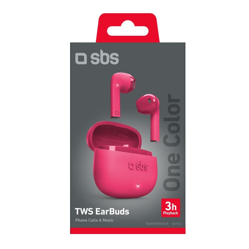 SBS-One-Color-Auricolare-True-Wireless-Stereo--TWS--In-ear-Musica-e-Chiamate-Bluetooth-Rosa