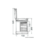 DHR Kit con staffa a parete per 11.418.XX