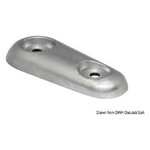 Anodo ovale alluminio VETUS 940 g 43.902.26