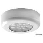 Luce di cortesia rotonda ghiera bianca 6 LED bianchi 13.179.56