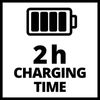 Einhell-GC-CT-18-24-Li-P-24-cm-Batteria-Nero-Rosso