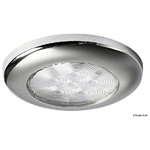 Luce di cortesia rotonda ghiera inox 6 LED bianchi 13.179.52