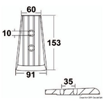 Anodo magnesio piede Volvo SX-DPS 43.554.21