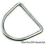 Mezzo anello inox 6x30 mm 39.599.30