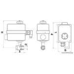 Valvola PN40 1'' 1-4 con pannello 17.240.05