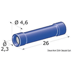 Spinotto giunzione femmina 1-2,5 mmq 14.186.81